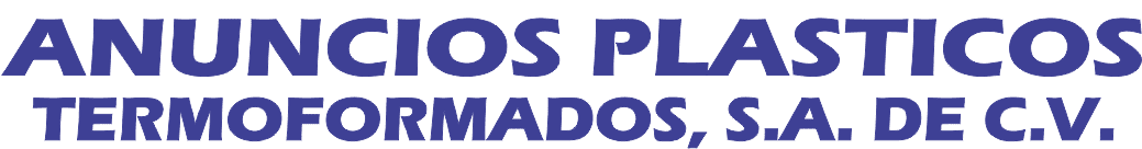 anuncios plasticos termoformados